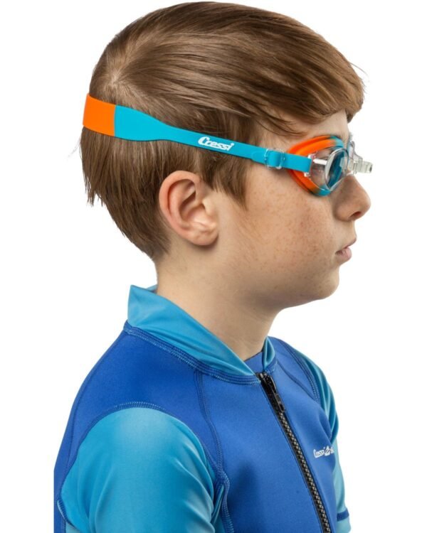 Gafas de Natación Cressi Starfish Naranja/Azul | Cómodas y Seguras para Niños de 4 a 8 Años - Image 7